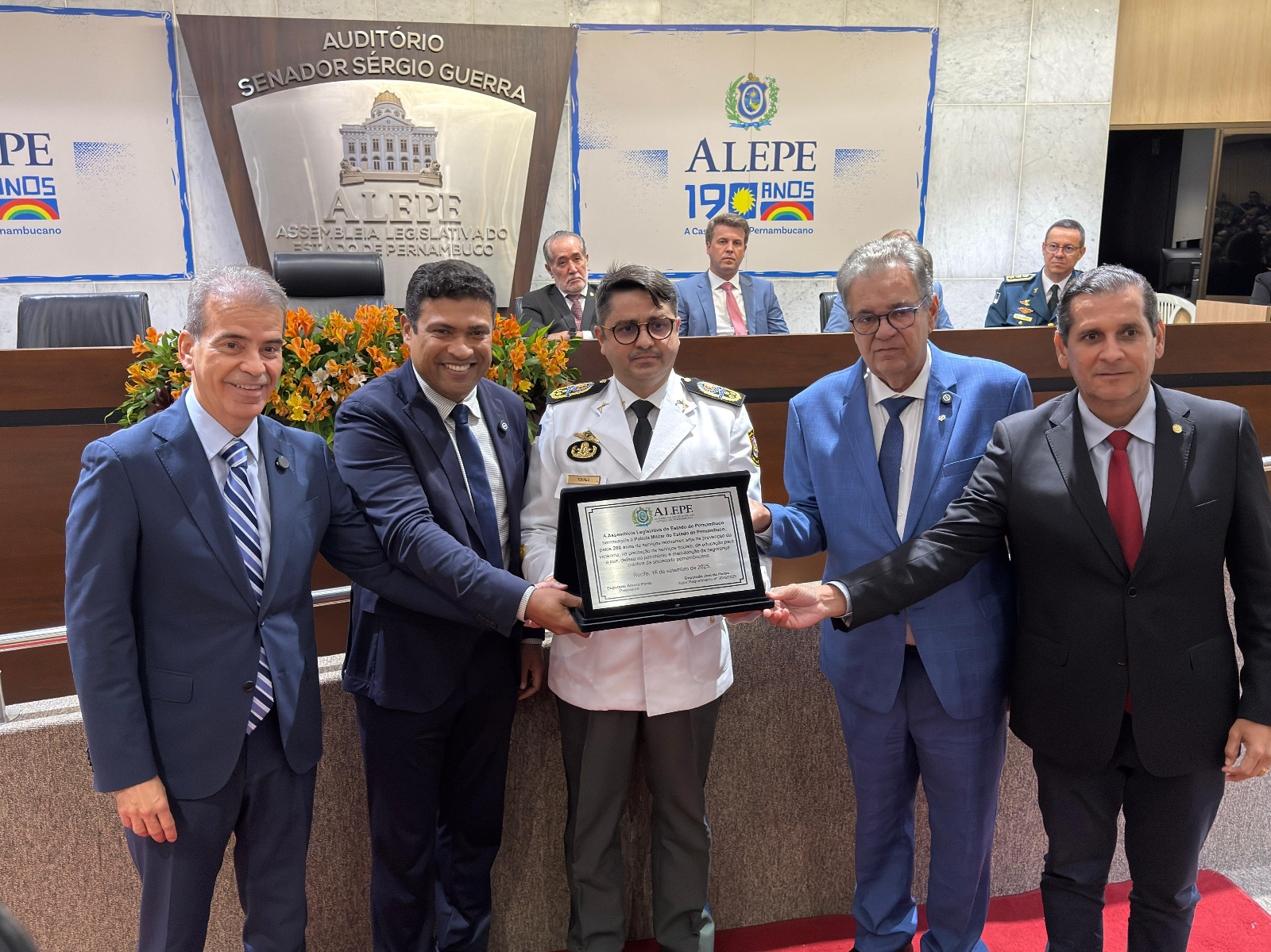 Assembleia Legislativa promove sessão solene em homenagem aos 200 anos da Polícia Militar de Pernambuco
