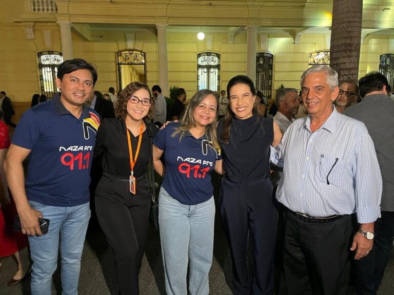 Rádio Naza FM participa de confraternização da governadora Raquel Lyra com a imprensa pernambucana